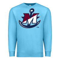 Ocean Blue suny maritime college Premium Sweatshirt - linhVisuals