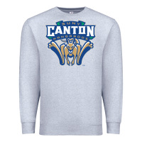 Heather Grey suny canton Premium Sweatshirt - linhVisuals