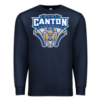 Navy suny canton Premium Sweatshirt - linhVisuals