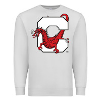 Dove Grey suny cortland red dragons Premium Sweatshirt - linhVisuals