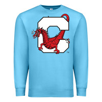 Ocean Blue suny cortland red dragons Premium Sweatshirt - linhVisuals