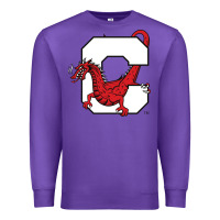 Purple suny cortland red dragons Premium Sweatshirt - linhVisuals
