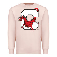 Pale Pink suny cortland red dragons Premium Sweatshirt - linhVisuals