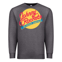 Charcoal Heather johnny rockets Premium Sweatshirt - linhVisuals
