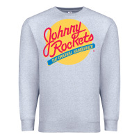 Heather Grey johnny rockets Premium Sweatshirt - linhVisuals