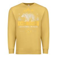 Antique Gold womens lake tahoe national park california nevada vintage bear men v n Premium Sweatshirt - linhVisuals