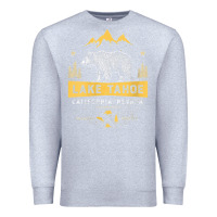 Heather Grey womens lake tahoe national park california nevada vintage bear men v n Premium Sweatshirt - linhVisuals