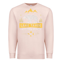 Pale Pink womens lake tahoe national park california nevada vintage bear men v n Premium Sweatshirt - linhVisuals