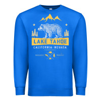 True Royal womens lake tahoe national park california nevada vintage bear men v n Premium Sweatshirt - linhVisuals