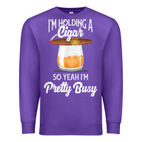 Cigar Smoking Tshirt Smoking Whiskey Drinking Dad Tee Gift Premium Sweatshirt | Teevron