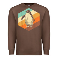 Chestnut penguin retro vintage style penguin Premium Sweatshirt - linhVisuals