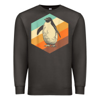 Smoke penguin retro vintage style penguin Premium Sweatshirt - linhVisuals