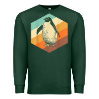 Sports Green penguin retro vintage style penguin Premium Sweatshirt - linhVisuals