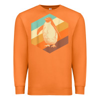 Carrot penguin retro vintage style penguin Premium Sweatshirt - linhVisuals