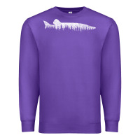 Purple musky pine forest fishing angler Premium Sweatshirt - linhVisuals