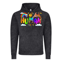 Vintage Black human pride Vintage Hoodie - LillyAllenDesigns