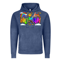 Vintage Denim human pride Vintage Hoodie - LillyAllenDesigns