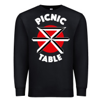 Black picnic table parody Premium Sweatshirt - linhVisuals