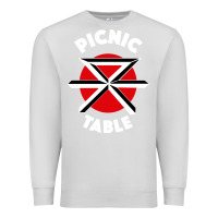 Dove Grey picnic table parody Premium Sweatshirt - linhVisuals