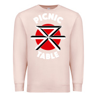Pale Pink picnic table parody Premium Sweatshirt - linhVisuals