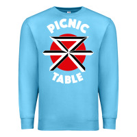 Ocean Blue picnic table parody Premium Sweatshirt - linhVisuals