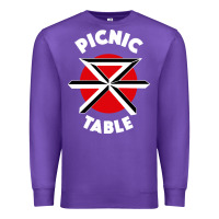 Purple picnic table parody Premium Sweatshirt - linhVisuals