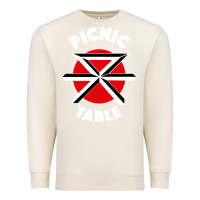 Sandshell picnic table parody Premium Sweatshirt - linhVisuals
