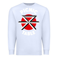 White picnic table parody Premium Sweatshirt - linhVisuals