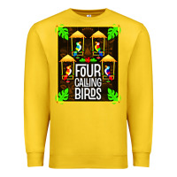 Lemon four calling birds Premium Sweatshirt - linhVisuals