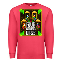 Cardinal four calling birds Premium Sweatshirt - linhVisuals