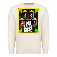 Sandshell four calling birds Premium Sweatshirt - linhVisuals