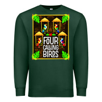 Sports Green four calling birds Premium Sweatshirt - linhVisuals