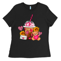 Valentines Day Frappe Coffee Ladies Tee | Teevron