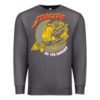 Charcoal Heather AC 130 Gunship New Spectre Premium Sweatshirt - linhVisuals
