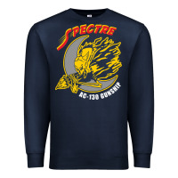 Navy AC 130 Gunship New Spectre Premium Sweatshirt - linhVisuals