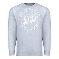 Heather Grey designated driver funny gift tee Premium Sweatshirt - linhVisuals