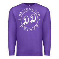 Purple designated driver funny gift tee Premium Sweatshirt - linhVisuals