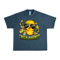 Midnight Navy chick magnet Urban Heavy Tee - FaDigitalArtStudio