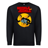 Black heckle and jeckle Premium Sweatshirt - linhVisuals