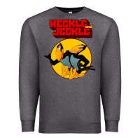 Charcoal Heather heckle and jeckle Premium Sweatshirt - linhVisuals