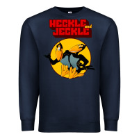 Navy heckle and jeckle Premium Sweatshirt - linhVisuals