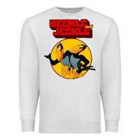 Oatmeal Heather heckle and jeckle Premium Sweatshirt - linhVisuals