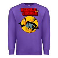 Purple heckle and jeckle Premium Sweatshirt - linhVisuals