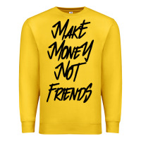 Lemon make money not friends Premium Sweatshirt - linhVisuals