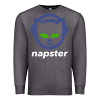 Charcoal Heather napster Premium Sweatshirt - linhVisuals