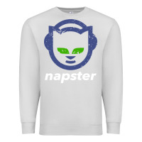 Dove Grey napster Premium Sweatshirt - linhVisuals