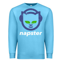 Ocean Blue napster Premium Sweatshirt - linhVisuals