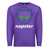 Purple napster Premium Sweatshirt - linhVisuals