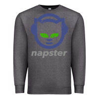 Charcoal Heather napster Premium Sweatshirt - linhVisuals