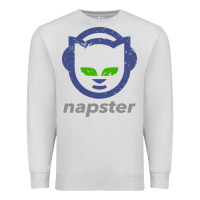 Dove Grey napster Premium Sweatshirt - linhVisuals
